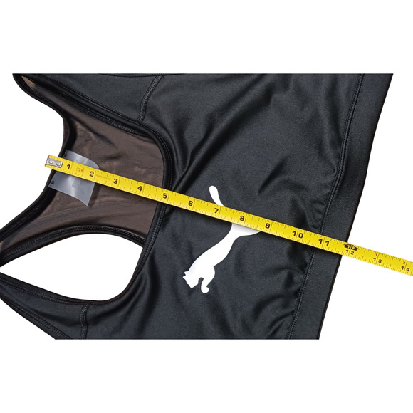 Puma Womens Mid Impact 4Keeps Sports Bra Black Size 2X New - Picture 6 of 16